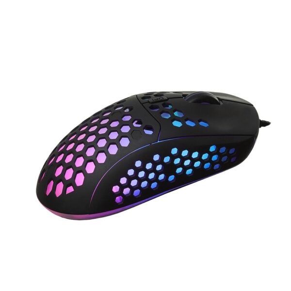 ART wire computer mouse USB A dpi with light AM-99 black – Bild 4