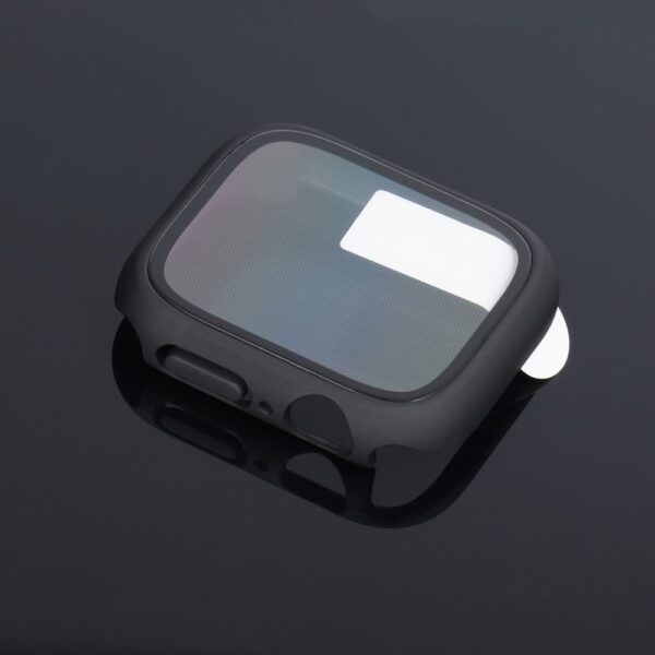 Bestsuit Case with Hybrid Glass for Apple Watch series 7/8/9-41mm - grafitowy – Bild 2