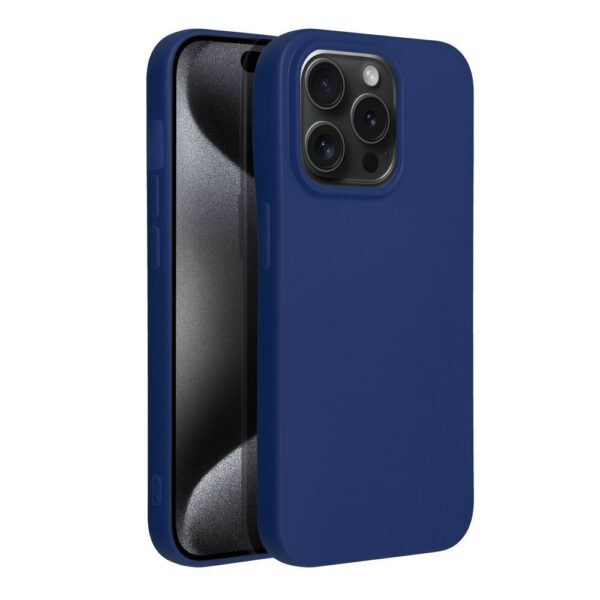 SOFT case for IPHONE 15 Pro dark blue – Bild 4