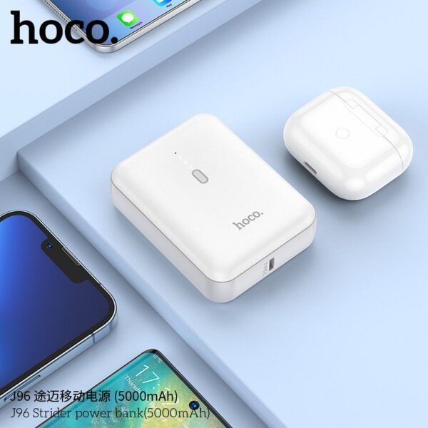 HOCO powerbank 5000 mAh 2A J96 white – Bild 2