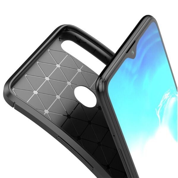 CARBON case for SAMSUNG Galaxy A20E black – Bild 2