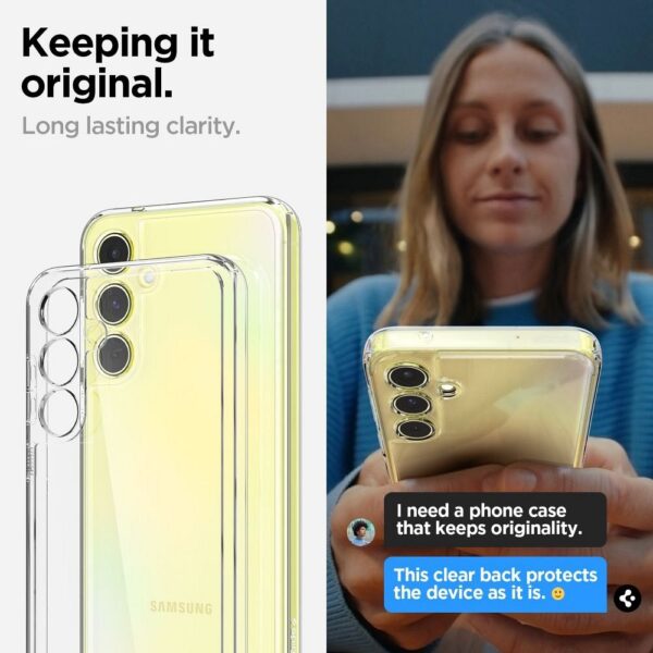 SPIGEN case ULTRA HYBRID for SAMSUNG A55 5G transparent – Bild 4