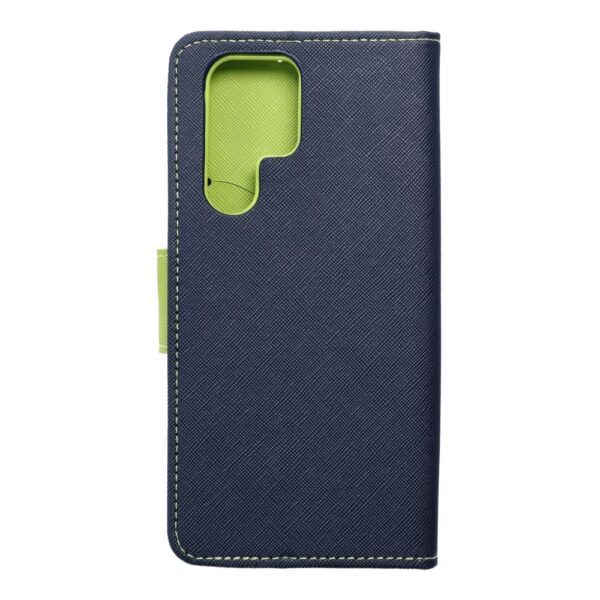FANCY Book for SAMSUNG S22 ULTRA navy / lime – Bild 4