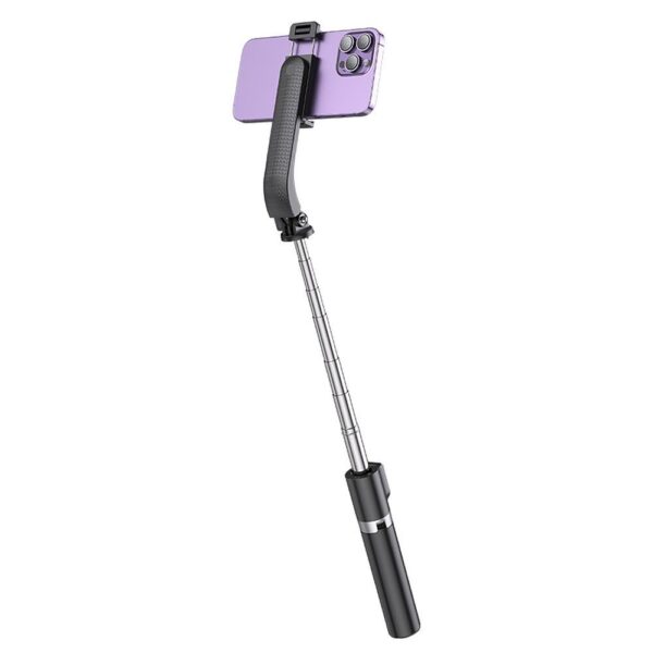 HOCO selfie stick with bluetooth remote control tripod K20 black – Bild 5