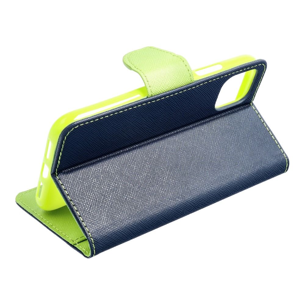 FANCY Book case for HUAWEI P Smart 2021 navy/lime – Bild 2