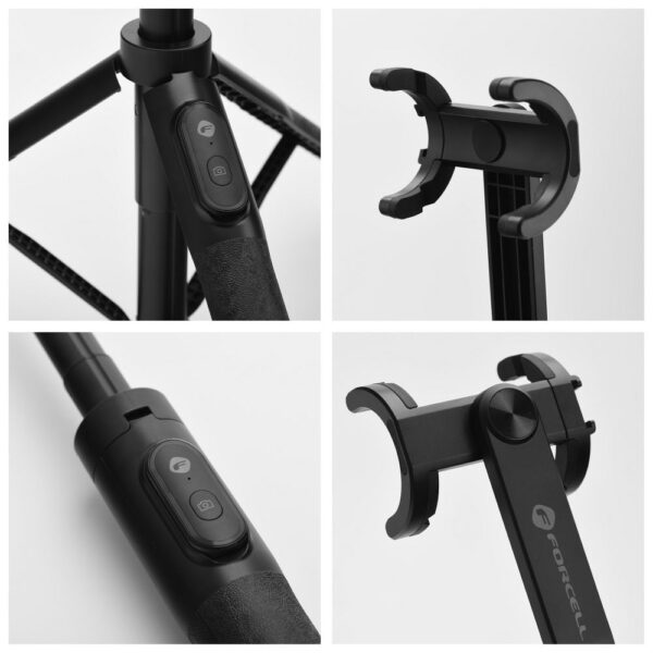 FORCELL F-GRIP S150XL selfie stick tripod with remote control – Bild 2