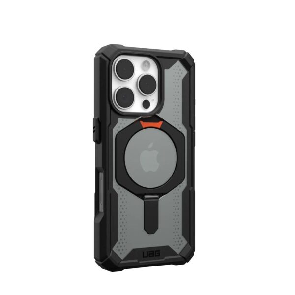 Case (UAG) Urban Armor Gear Plasma XTE compatible with MagSafe for IPHONE 16 Pro black / orange – Bild 3