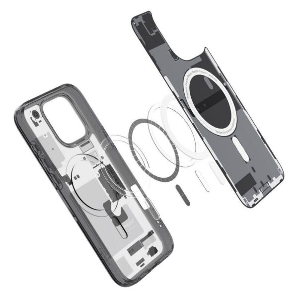 SPIGEN case ULTRA HYBRID MAG compatible with MagSafe for IPHONE 16 Pro Max zero one – Bild 2
