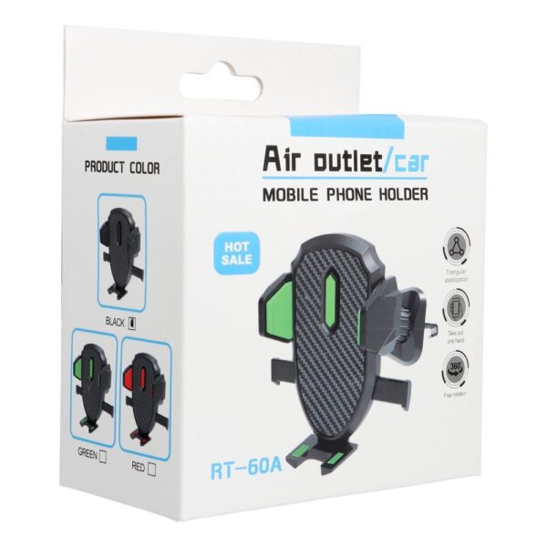 Car holder Air RT-60A for phone to air vent universal black – Bild 4