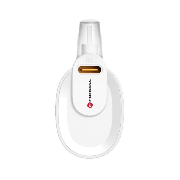 FORCELL F-ENERGY Power Plug F5K3 powerbank 5000 mAh for Lightning 8-PIN PD 20W white – Bild 5