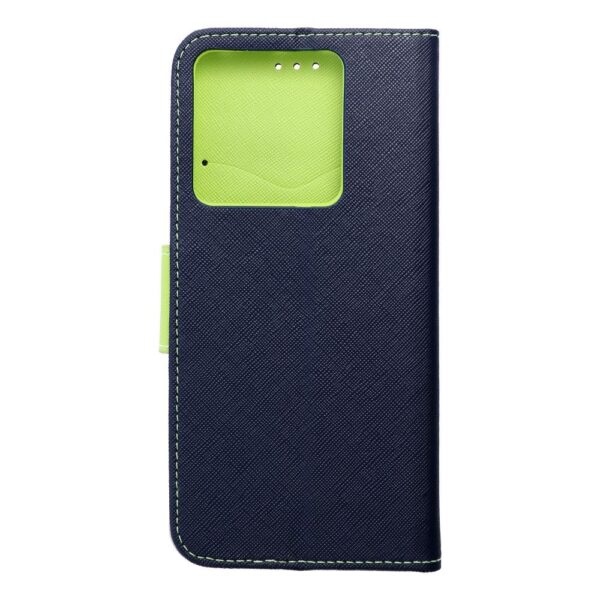 FANCY Book case for XIAOMI Redmi Note 13 Pro 5G navy / lime – Bild 3