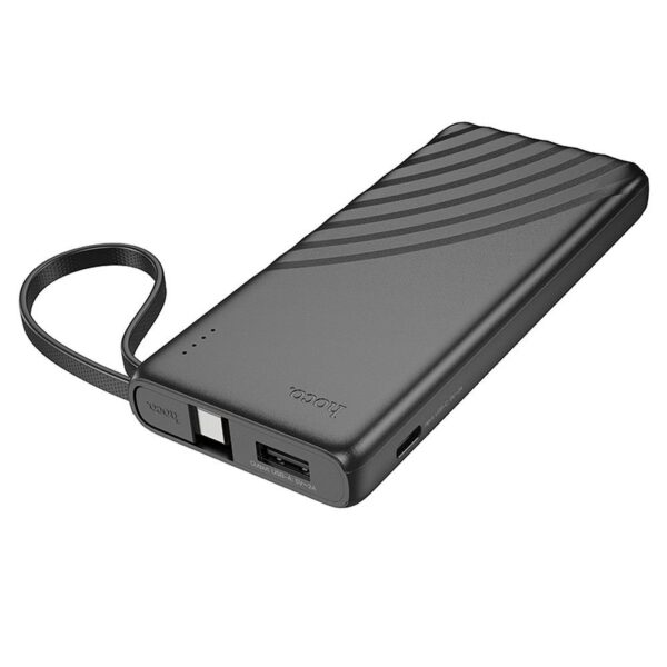 HOCO powerbank 5000 mAh with built-in cable Type C 2A J129 black – Bild 5