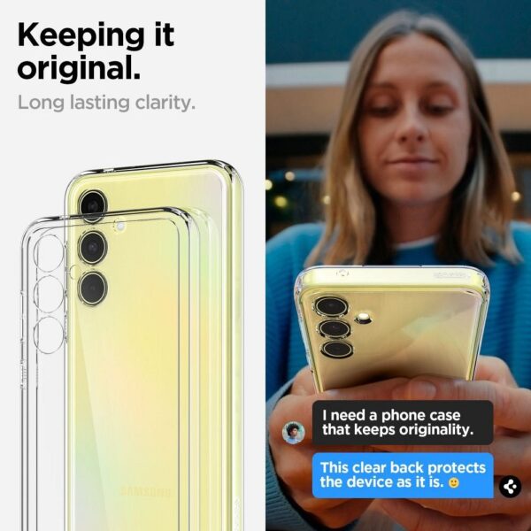 SPIGEN case ULTRA HYBRID for SAMSUNG A35 5G transparent – Bild 3