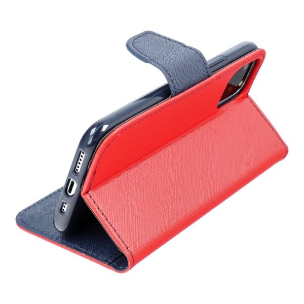 FANCY Book case for SAMSUNG A55 red / navy – Bild 3