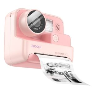 HOCO digital kids camera with printer DV200 pink