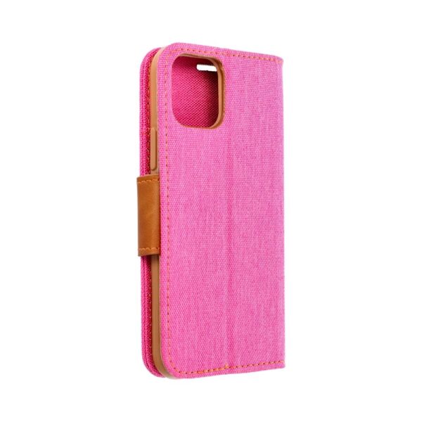 CANVAS Book case for IPHONE 16 pink – Bild 4