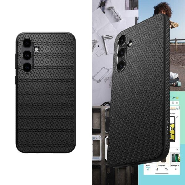 SPIGEN case LIQUID AIR for SAMSUNG S23 FE matte black – Bild 2