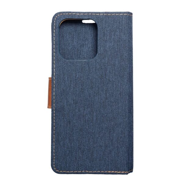 CANVAS Book case for XIAOMI Redmi 12C navy blue – Bild 3