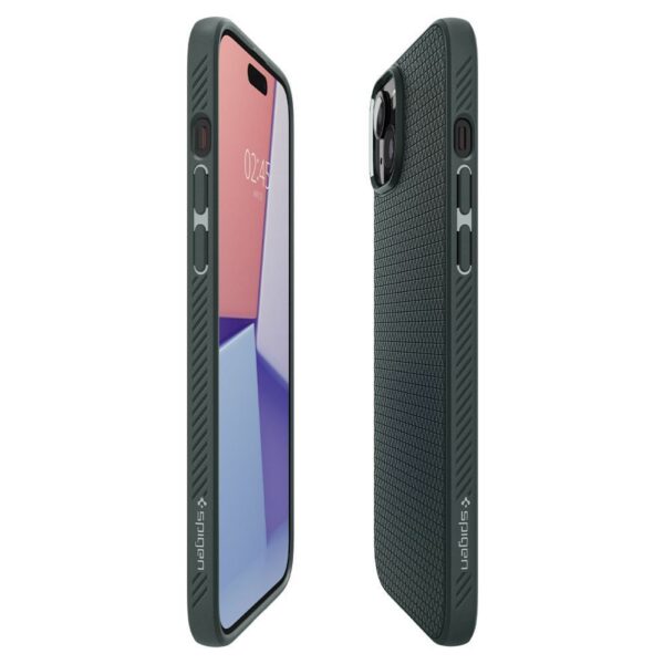 SPIGEN case LIQUID AIR for IPHONE 15 abyss green – Bild 3