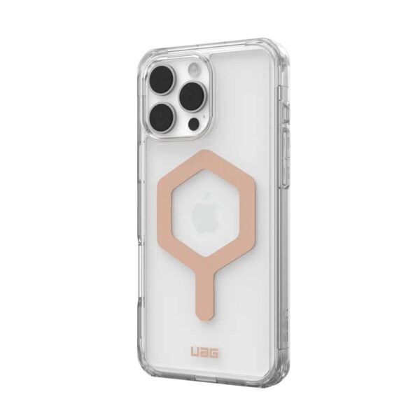 Case (UAG) Urban Armor Gear Plyo compatible with MagSafe for IPHONE 16 Pro Max ice / rose gold – Bild 3