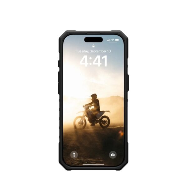Case (UAG) Urban Armor Gear Pathfinder compatible with MagSafe for IPHONE 16 Pro cloud blue – Bild 4