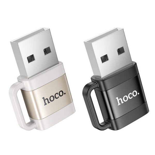 HOCO adapter OTG USB A (male) to Type C (female) 3A UA31D gray – Bild 4