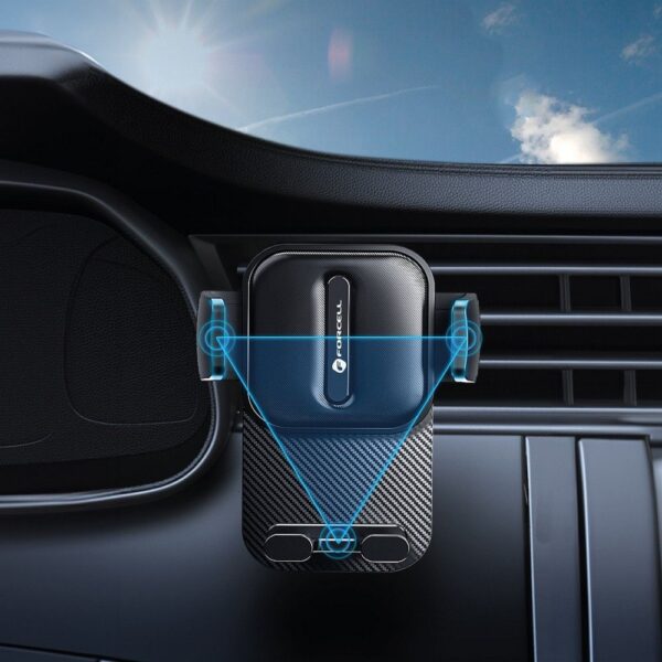FORCELL F-Grip GuardianAV car holder for phone to air vent black – Bild 2