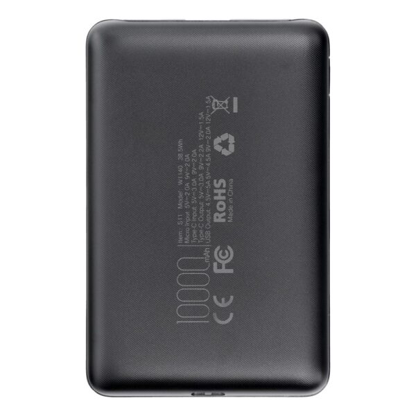 VEGER powerbank 10 000 mAh PD QC3.0 2A 22,5W S11 (W1140) black – Bild 4