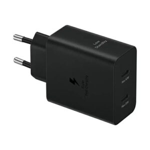 SAMSUNG original charger Type C + cable Type C to Type C PD 3A 50W EP-T5020XBEGEU black blister
