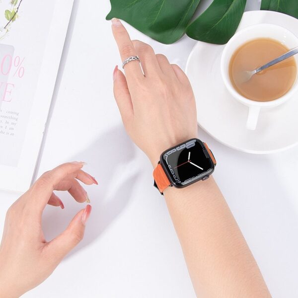 HOCO strap for Apple Watch 42 / 44 / 45 / 49 mm WA18 orange – Bild 3