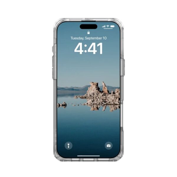 Case (UAG) Urban Armor Gear Plyo compatible with MagSafe for IPHONE 16 Pro Max ice / silver – Bild 3