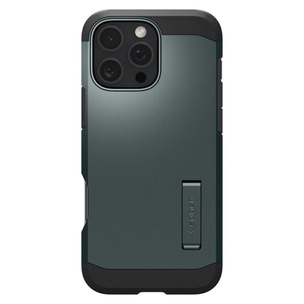 SPIGEN case TOUGH ARMOR MAG compatible with MagSafe for IPHONE 16 Pro abbys green – Bild 2
