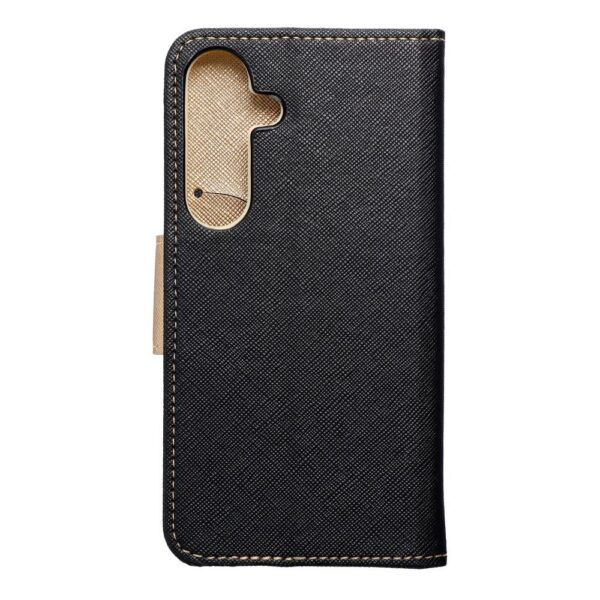 FANCY Book case for SAMSUNG S24 black / gold – Bild 2