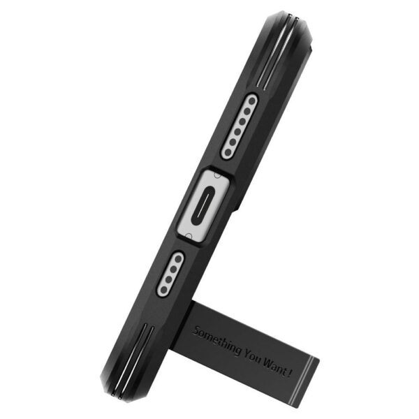 SPIGEN case TOUGH ARMOR MAG compatible with MagSafe for IPHONE 15 black – Bild 3