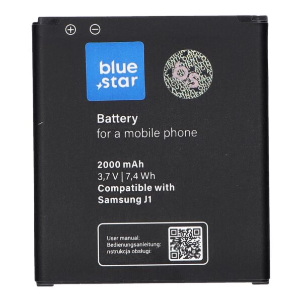 BLUE STAR PREMIUM battery for SAMSUNG J1 J100 2000 mAh