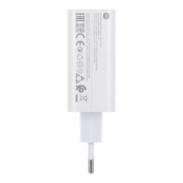 XIAOMI original charger USB A QC3.0 3A 120W MDY-14-EE white bulk – Bild 3