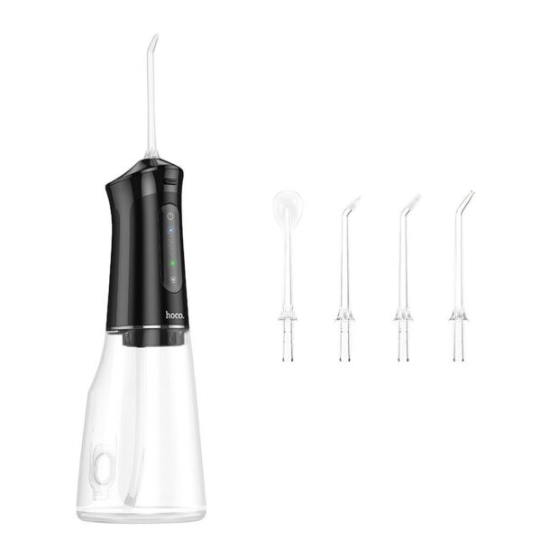 HOCO electric oral flushing device with large-capacity water tank IPX7 HP61 black – Bild 2