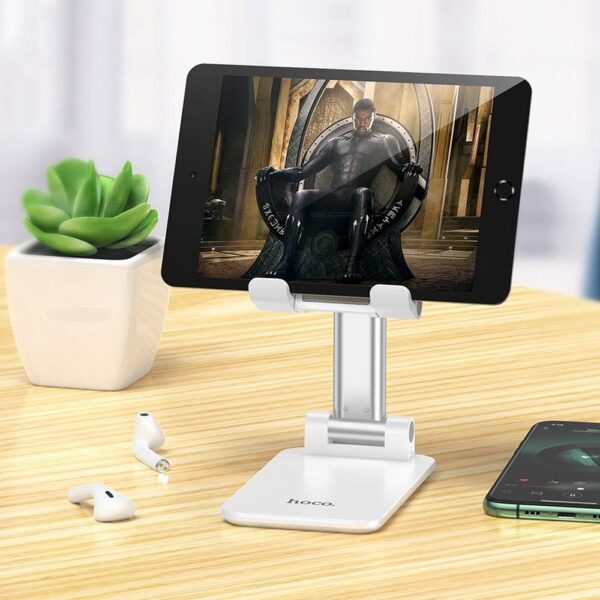 HOCO folding desktop stand PH29A ( 4,7" - 10" ) white – Bild 2
