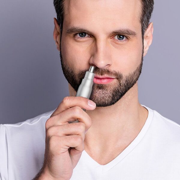 HOCO nose hair trimmer with display HP33 metal gray – Bild 2