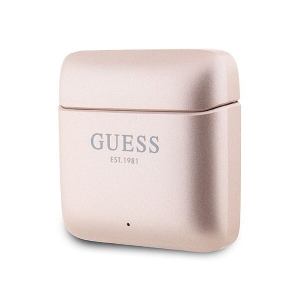 GUESS wireless earphones bluetooth TWS + docking station GUTWSSU20ALEGP (Printed Logo) rose gold – Bild 4