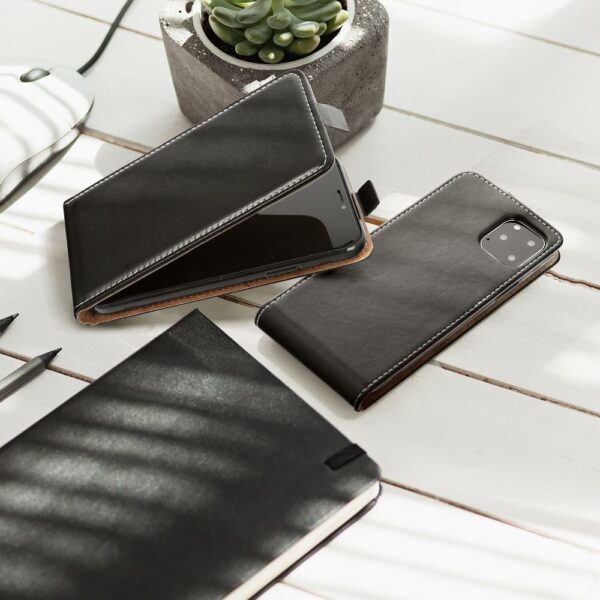 Flip Case SLIM FLEXI FRESH for IPHONE 16 black – Bild 2