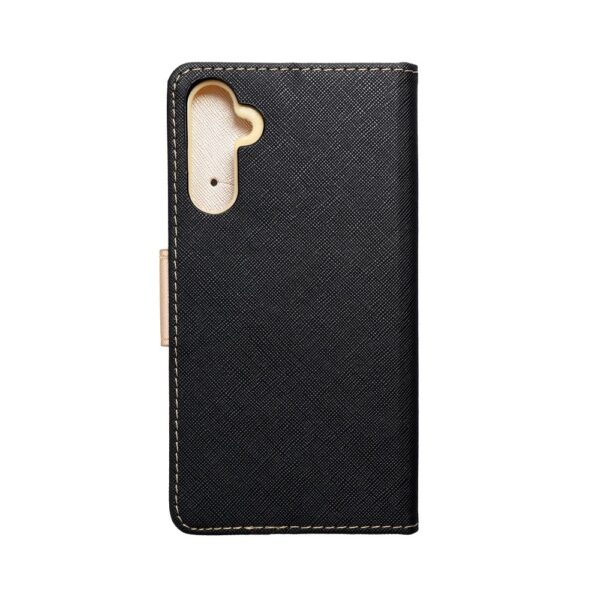 FANCY Book case for SAMSUNG A34 5G black / gold – Bild 4