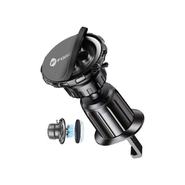 FORCELL F-Grip MagElite car holder for phone to air vent magnetic black – Bild 4