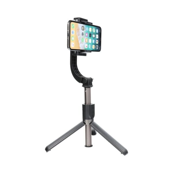 Combo selfie stick with tripod and remote control bluetooth GIMBAL STABILIZER black SSTR-L08 – Bild 3