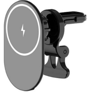VEGER car holder to air vent with wilress charging support MagSafe charging 15W Y38 black