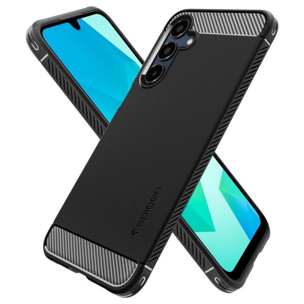 SPIGEN case RUGGED ARMOR for SAMSUNG A16 4G / 5G matte black – Bild 2