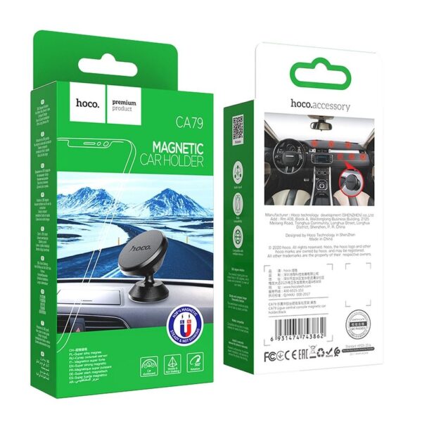 HOCO magnetic car holder for center console CA79 black – Bild 4