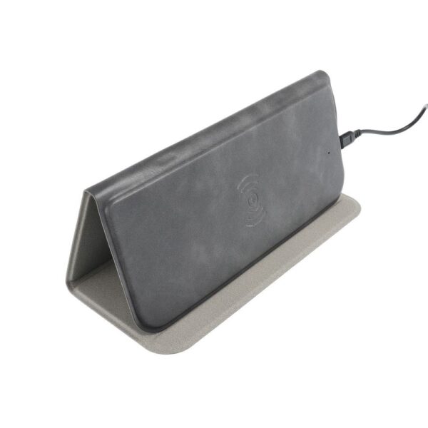 Mouse pad with wireless charger 15W OJD-82 brown grey – Bild 2