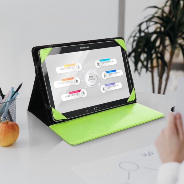 BLUN universal case for tablets 7" (UNT) lime – Bild 2