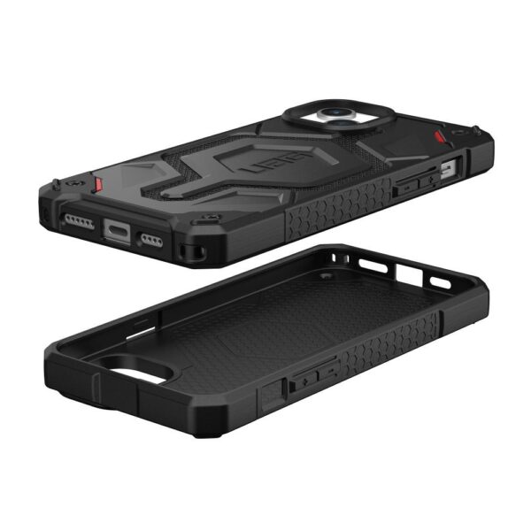 ( UAG ) Urban Armor Gear Monarch Pro for IPHONE 15 PLUS compatible with MagSafe kevlar black – Bild 4